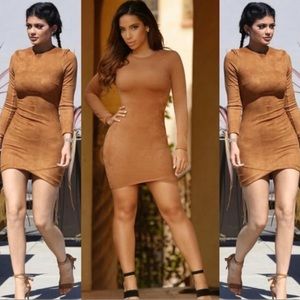 Fashion Nova Kylie Jenner Faux Suede dress